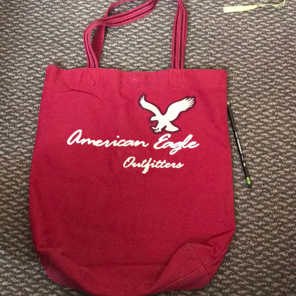 American Eagle Tote, Purse, Bag-RED